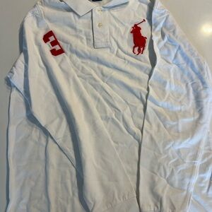 Ralph Lauren White Polo Shirt